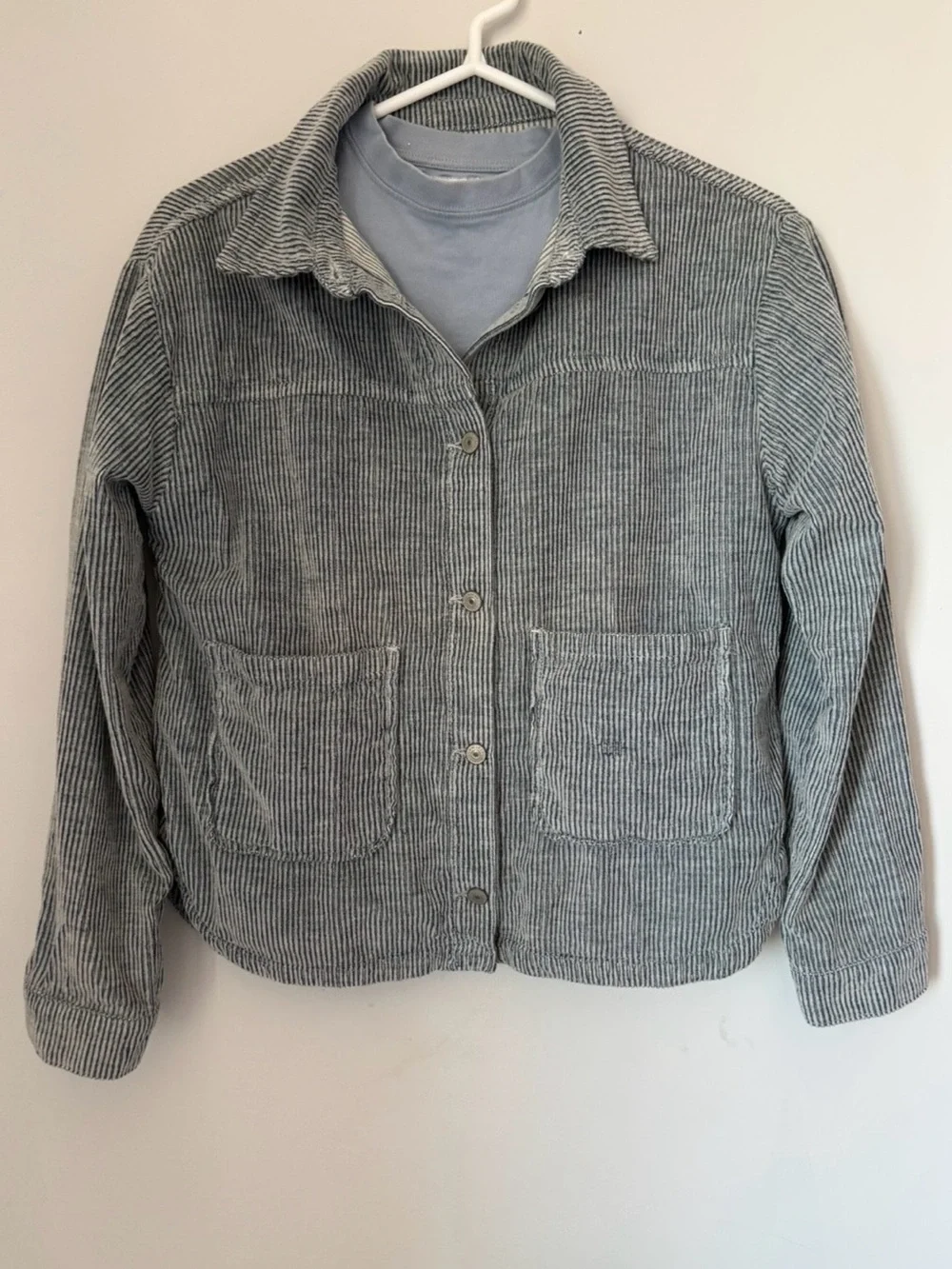 Zara button front